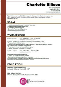 Admin Assistant Resume Template