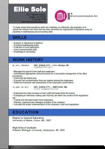 free resume template for office administrator