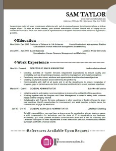 Free Resume Template 57